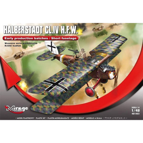 Mirage Hobby - Halberstadt CL.IV H.F.W.(Early productio production batches/Short fuselage- 1:48e - Mirage Hobby Mirage Hobby  - Jeux & Jouets