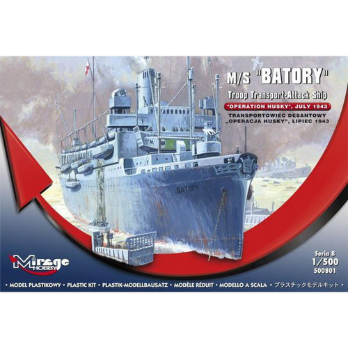 Mirage Hobby - M/S Batory Troop Transporter-Attack Ship - 1:500e - Mirage Hobby Mirage Hobby  - Mirage Hobby