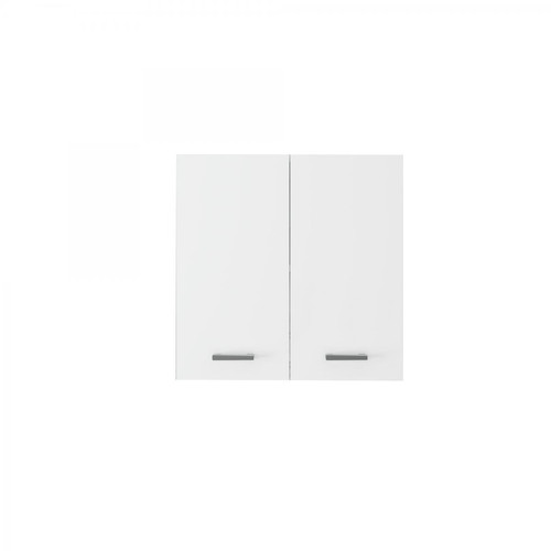 meuble bas salle de bain ML design modern living Meuble suspendue salle de bain armoire de toilette blanc MDF 60 x 60 x 31 cm