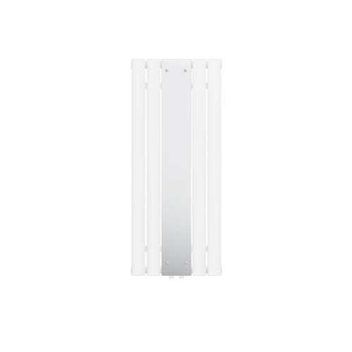 ML design modern living - Radiateur de salle de bain plat avec miroir 1200x450 mm blanc ML-Design - Sèche-serviette