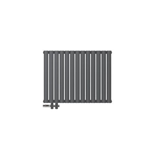 ML-Design - Panneau de chauffage double couche 600x780 mm anthracite, sol inclus Garniture de raccordement ML-Design ML-Design  - Thermostat pour radiateur electrique