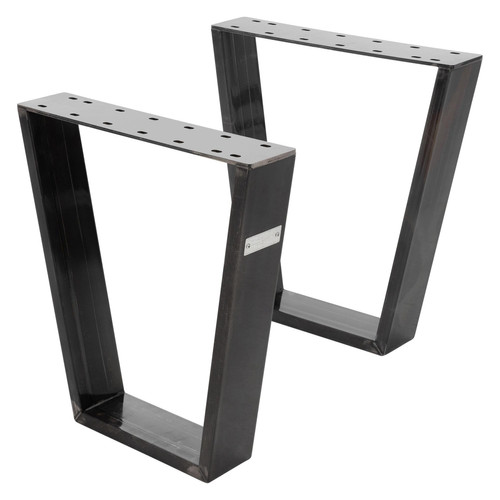 ML-Design - Pieds de table set de 2 pièces en forme de V 40x43 cm Industrial en acier ML-Design ML-Design  - Pieds & roulettes pour meuble