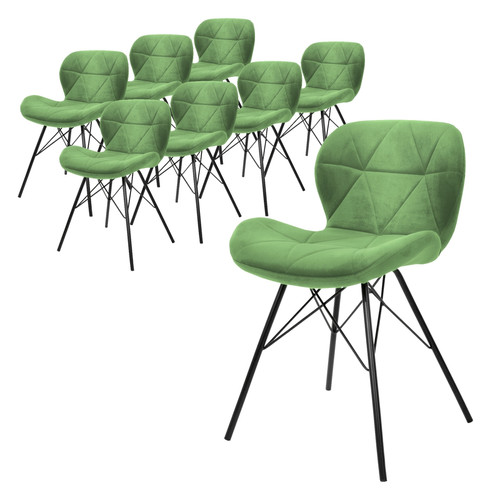 ML-Design - Lot de 8 chaises Chaise de salle à manger Chaise de cuisine Chaise de salon ML-Design  - Chaise salon design