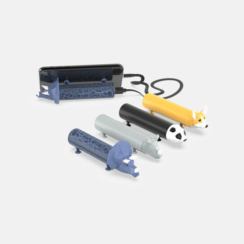 Connectique et chargeur pour tablette Mobility on Board Batterie Externe 4800mAh DINO Compacte et Puissante Bleu