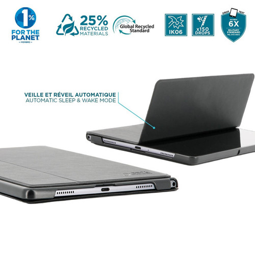 Sacoche, Housse et Sac à dos pour ordinateur portable Coque de protection folio mobilis relife - pour ipad 10.9' (10th gen) - 25% matériaux recyclés - noire