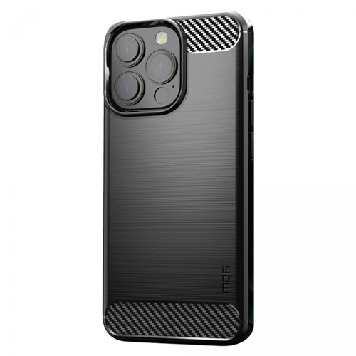 Mofi - Coque en TPU MOFI texture en fibre de carbone noir pour votre iPhone 13 Pro Max 6.7 pouces Mofi  - Marchand Magunivers