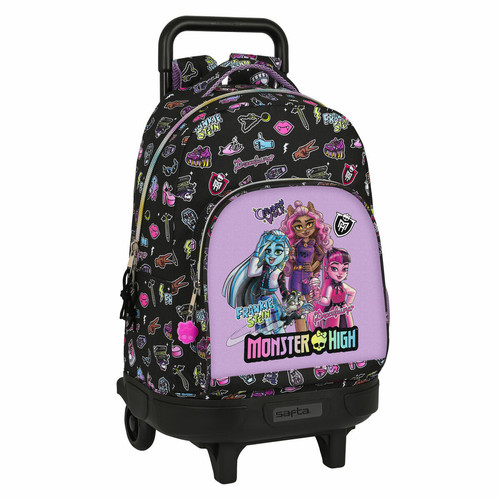 Monster High - Cartable à roulettes Monster High Creep Noir 33 X 45 X 22 cm Monster High  - Monster High