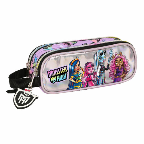 Monster High - Trousse Fourre-Tout Double Monster High Best boos Lila 21 x 8 x 6 cm Monster High  - Monster High