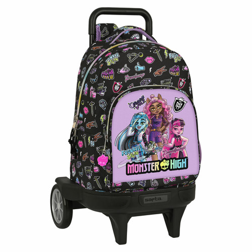 Monster High - Cartable à roulettes Monster High Creep Noir 33 X 45 X 22 cm Monster High  - Monster High