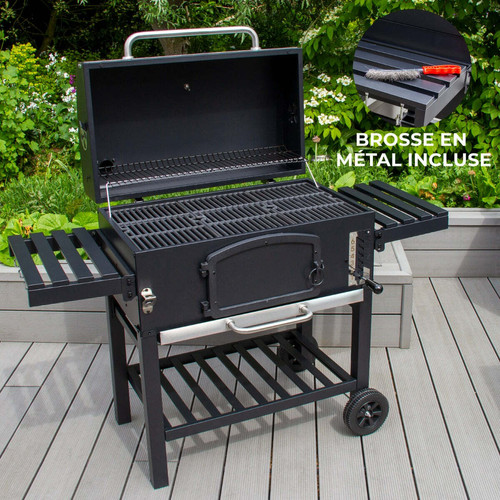 Barbecues charbon de bois Monstershop Barbecue Grill & Fumoir XXL