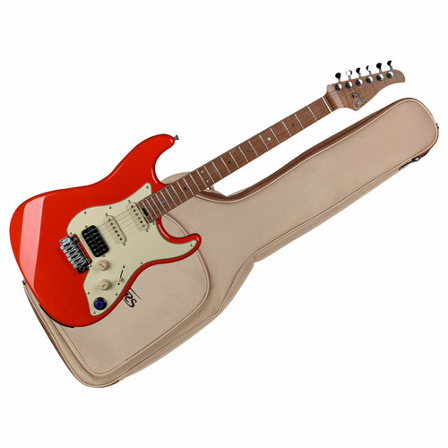 Guitares électriques Mooer GTRS-P801 Fiesta Red + Housse Mooer