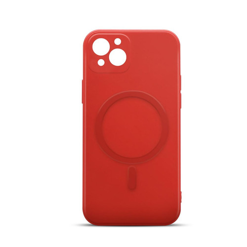 Mooov - Coque souple compatible MagSafe pour iPhone 13 Mini - rouge Mooov  - Accessoire Smartphone Mooov