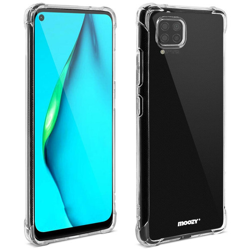 Moozy - Moozy Coque en silicone anti-choc pour Huawei P40 Lite - Coque de téléphone transparente et transparente en TPU souple Moozy  - Accessoire Smartphone