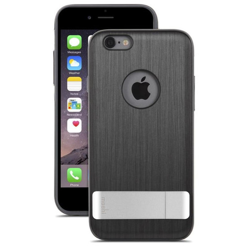 Moshi - Moshi iGlaze Kameleon - Coque rigide avec support pour iPhone 6s Plus / iPhone 6 Plus (Steel Black) Moshi  - Moshi