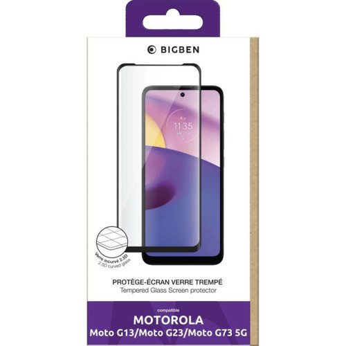 Motorola - Protection d écran 2.5D en Verre trempé pour Motorola G13 G23 et G73 5G Transparent Motorola  - Motorola