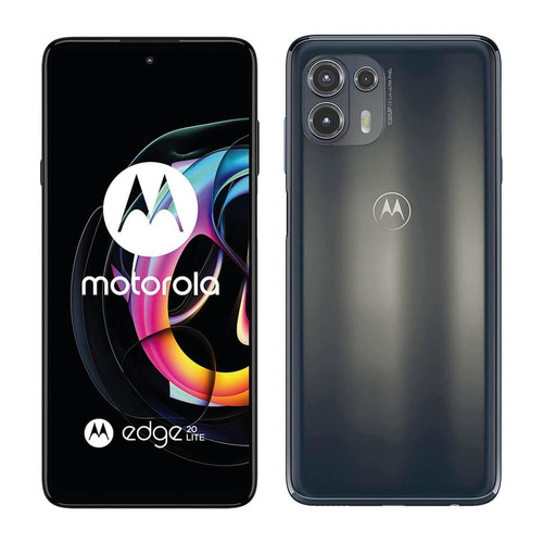 Smartphone Android Motorola Motorola Edge 20 Lite 5G 6Go/128Go Gris (Electric Graphite) Double SIM XT2139-1