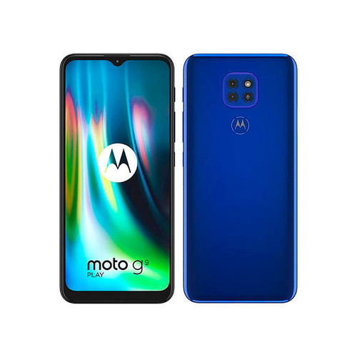 Smartphone Android Motorola Motorola Moto G9 Play 4Go/64Go Bleu (Sapphire Blue) Dual SIM XT2083-3