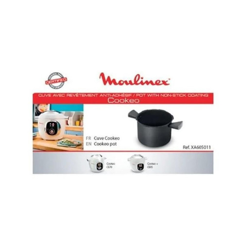 Moulinex - Accessoire cuve + 2 poignees cuiseur cookeo moulinex xa605011 Moulinex  - Accessoires Robots & Mixeurs Moulinex