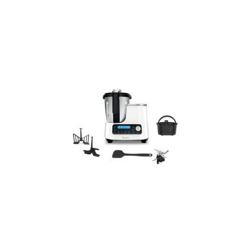 Moulinex - MOULINEX HF452110 Clickchef Robot cuiseur multifonction, Capacité utile 2 L, Compact, 32 fonctions, Balance intégrée, Panier Vapeur Moulinex   - Préparation culinaire