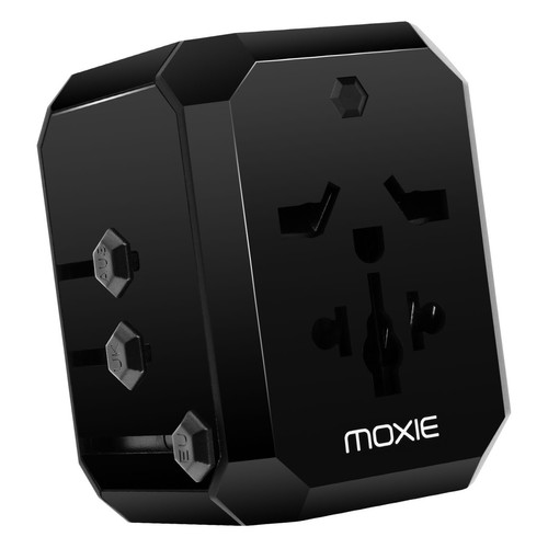 Moxie - Adaptateur Prise Universel Moxie Noir Moxie  - Adaptateur Secteur Universel Moxie