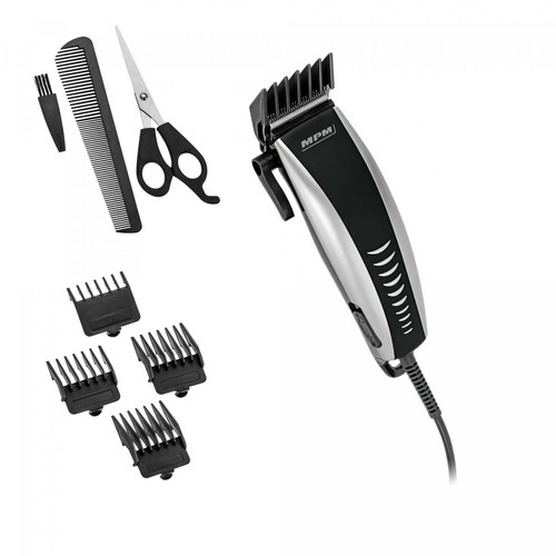 Mpm - Professional Electric Trimmer, rasoir pour hommes, réglage de la coupe, 9, Blanc/Noir, MPM, MMW-02 - Mpm