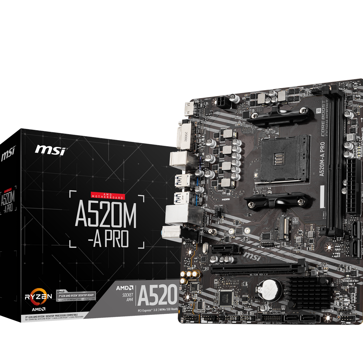Carte mère AMD Msi A520M-A PRO
