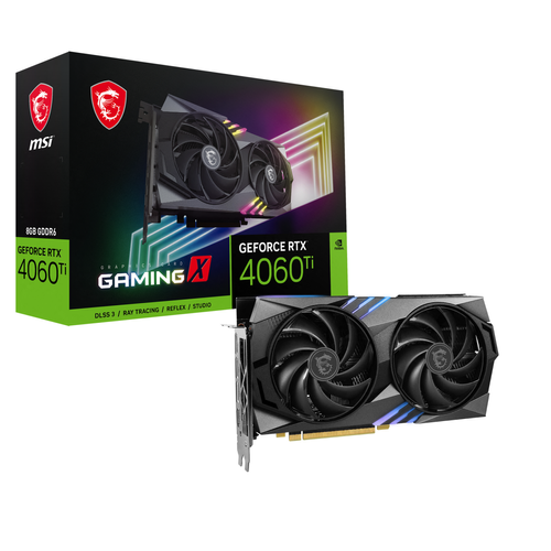 Msi - GeForce RTX 4060 Ti GAMING X 8Go - Carte Graphique NVIDIA Compatible vr