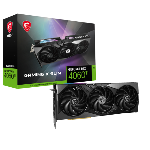 Msi - GeForce RTX 4060 Ti GAMING X SLIM 16Go - Marchand Stortle