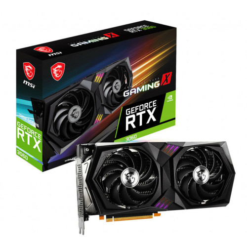 Msi - RTX 3060 GAMING X 12GO LHR - Carte Graphique Gamer Composants