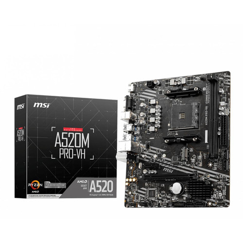 Msi - MSI A520M PRO-VH motherboard - Carte mère AMD Micro-atx