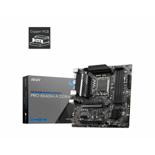Msi - MSI PRO H610M-G DDR4 motherboard - Carte mère Intel Micro-atx