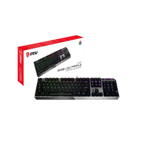 Msi - MSI Vigor GK50 Low Profile keyboard - Périphériques MSI Périphériques, réseaux et wifi