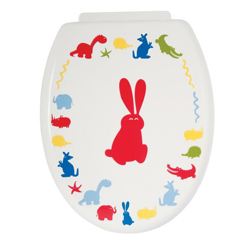 Msv - MSV Abattant Wc PP Zoo Multicolor - Charnières PS Msv  - Toilettes Msv