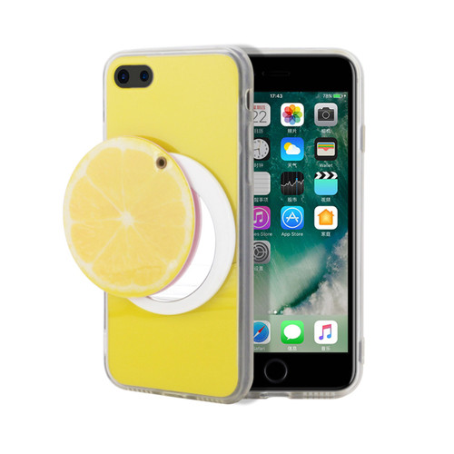 Muvit - Muvit Coque pour iPhone 8 Plus / 7 Plus Mirror Lemon Jaune Muvit  - Muvit