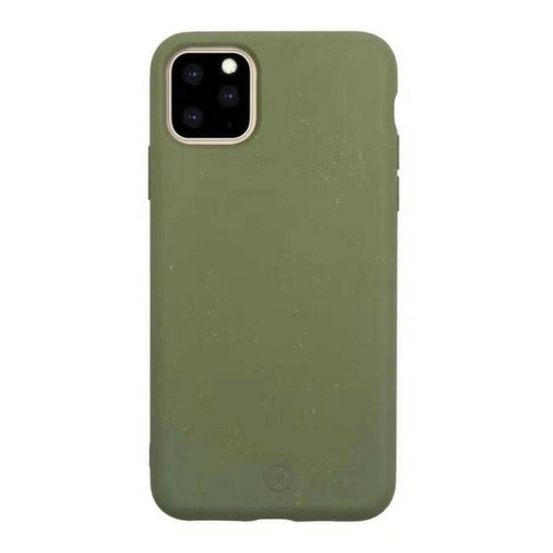 Muvit - Muvit Coque pour iPhone 11 Pro Max Bambootek Antibactérienne Vert pâle Muvit - Marchand Destock access