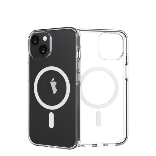 Muvit - Muvit Coque pour iPhone 14 Recyclée Antichoc 3M Compatible MagSafe Transparent Muvit  - Accessoire Smartphone Muvit