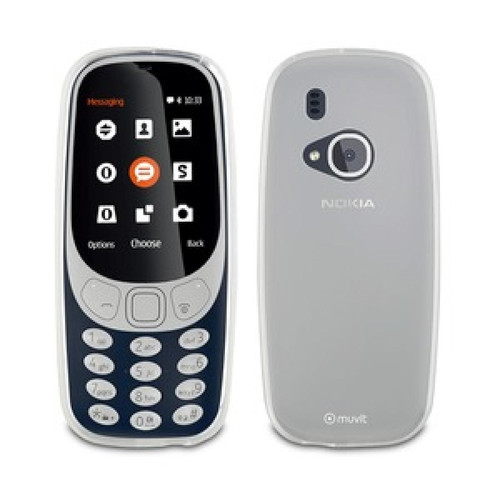 Muvit - Crystal Soft Transparente Pour Nokia 3310 - Nokia 3310