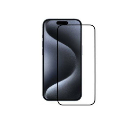 Protection écran smartphone Mw MW Protection d'écran pour iPhone 15 Plus Design 3D Easy Glass Case Friendly Transparent