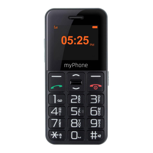 myPhone - Téléphone Senior myPhone Halo Easy Interface Simple Pratique Bouton SOS Noir - Téléphone mobile