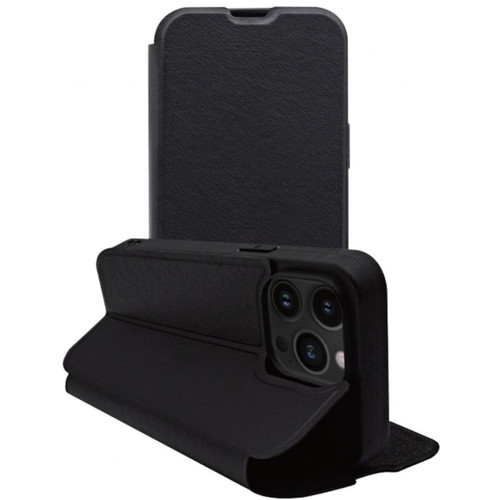 Myway - Myway Étui Folio pour iPhone 14 Pro Max Fonction Stand Noir Myway  - Myway