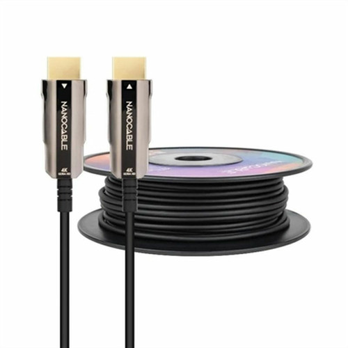 Nanocable - Câble HDMI NANOCABLE 10.15.2099 100 m 4K Ultra HD 18 gbps Noir Nanocable  - Câble et Connectique