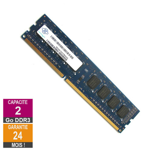 Nanya - Barrette Mémoire 2Go RAM DDR3 Nanya NT2GC64B88G0NF-CG DIMM PC3-10600U Nanya  - Nanya
