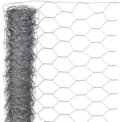 Nature - Nature Grillage métallique hexagonal 0,5 x 10 m 25 mm Acier galvanisé - Clôture grillagée