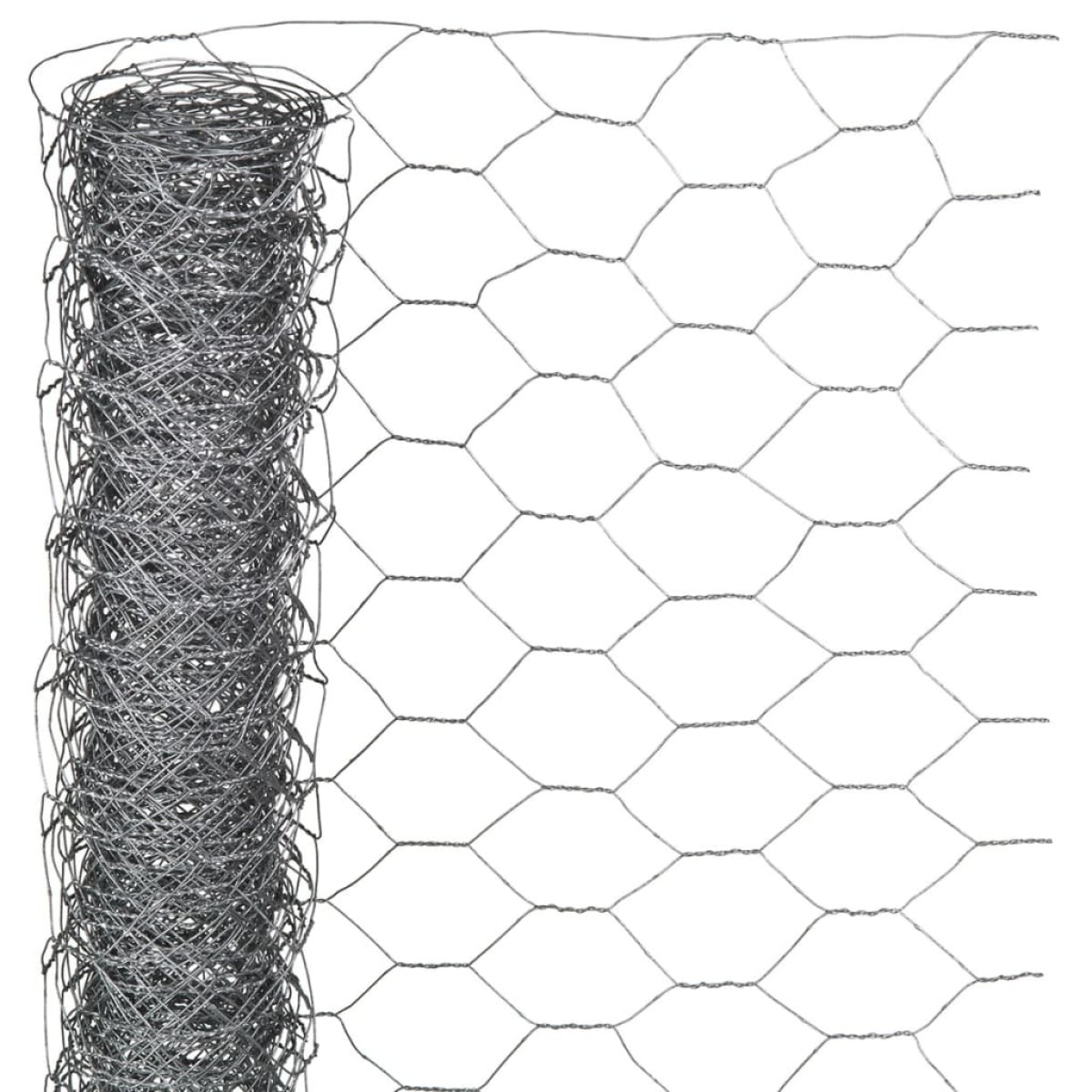 Clôture grillagée Nature Nature Grillage métallique hexagonal 1 x 10 m 25 mm Acier galvanisé