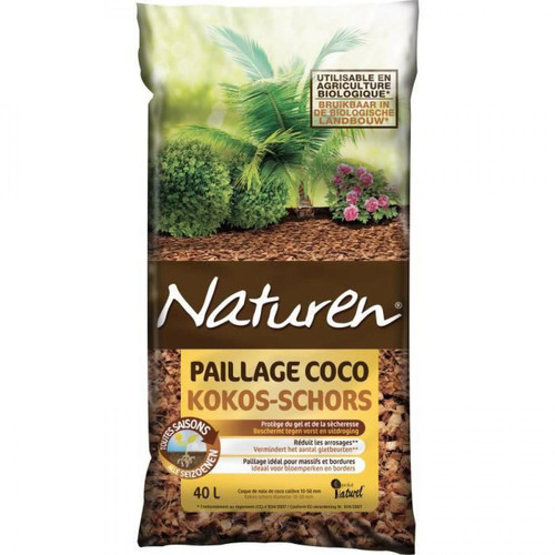 Naturen - NATUREN Paillage Coco - 40L Naturen  - Jardinerie