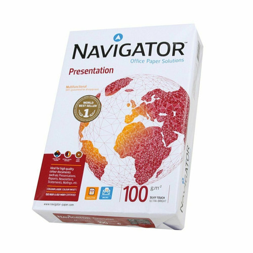 Navigator - Papier pour imprimante Navigator Presentation Blanc A4 (5 Unités) Navigator  - Accessoires Bureau