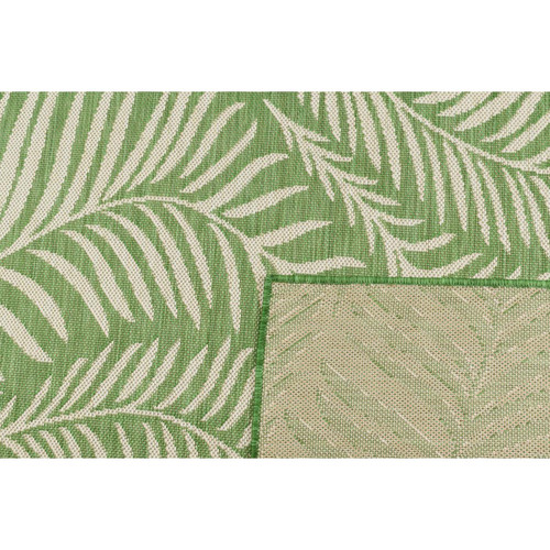 NAZAR Tapis feuille de palmier indoor outdoor vert - 120x160