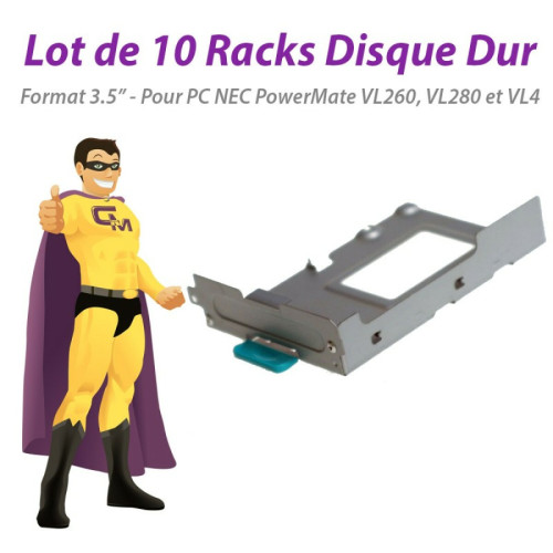 Nec - Lot x10 Racks Disque Dur 3,5" NEC PowerMate VL260 VL280 VL4 DT SATA - Nec
