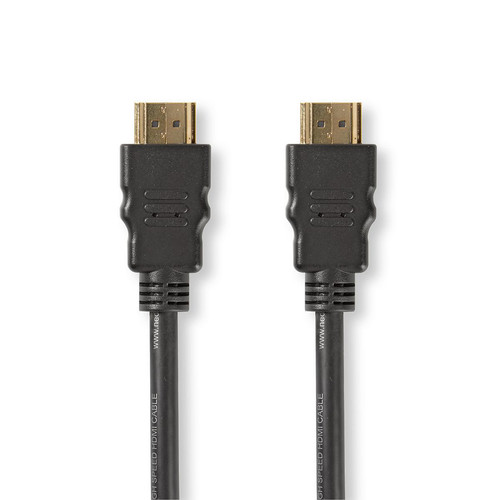 Nedis - Câble HDMI™ Haute Vitesse avec Ethernet Connecteur HDMI™ vers Connecteur HDMI™ 1,5 m Noir - Nedis