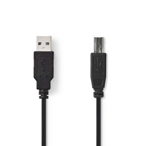 Nedis - Câble USB 2.0 A Mâle - B Mâle 2,0 m Noir Nedis  - Rallonges & Multiprises
